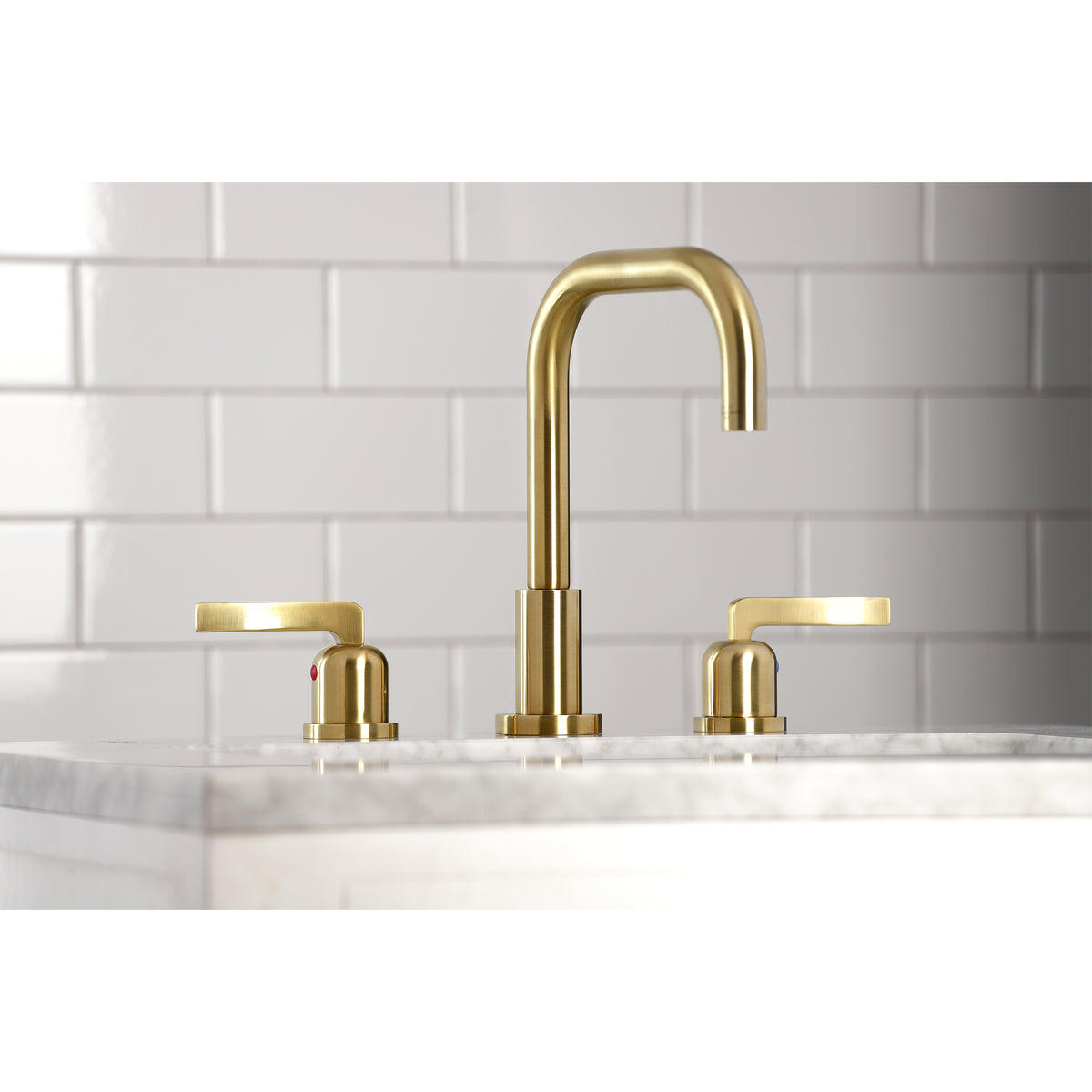 Kingston Brass FSC8931EFL Centurion Widespread Bathroom Faucet with Brass Pop-Up