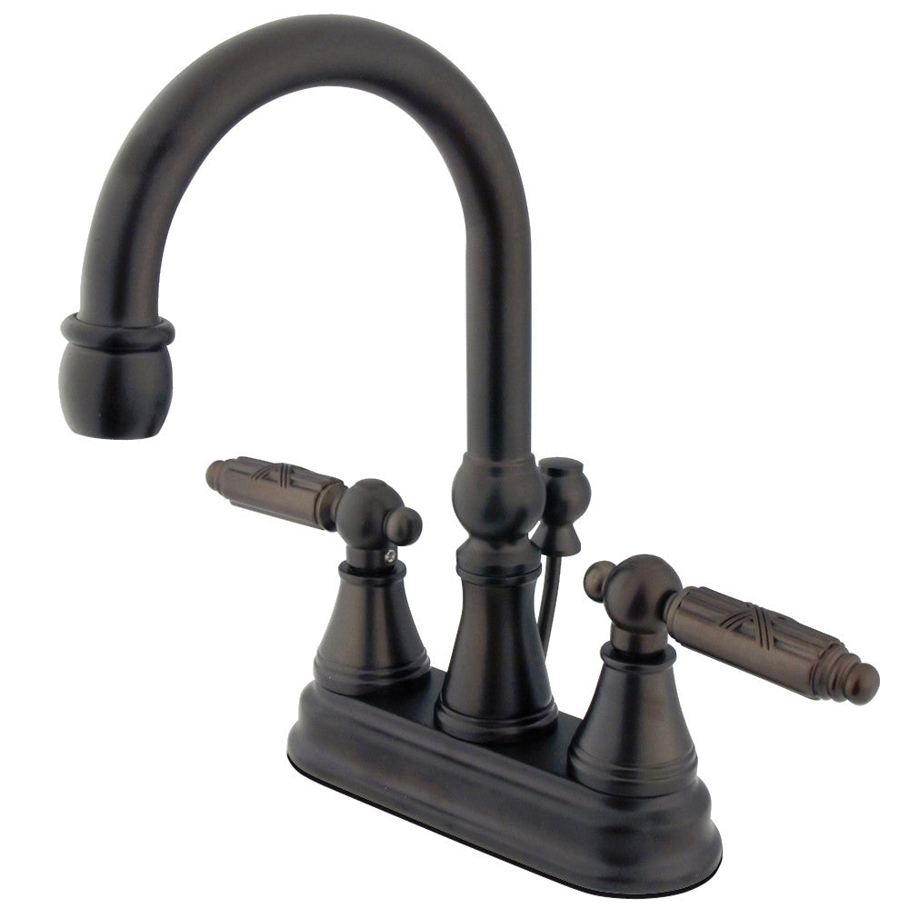 Kingston Brass KS2611GL 4 in. Centerset Bathroom Faucet