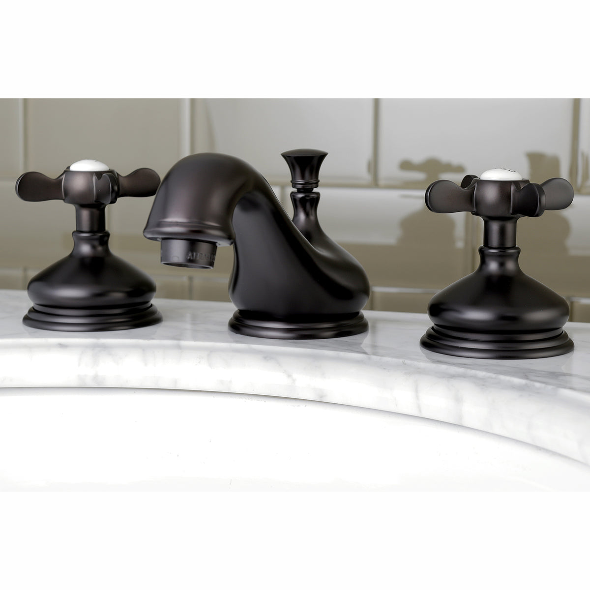 Kingston Brass KS1166BEX 8 in. Widespread Bathroom Faucet