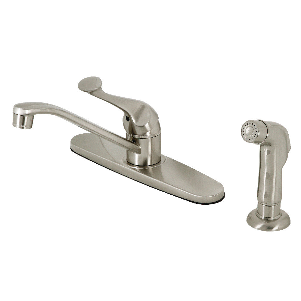 Kingston Brass KB572SNSP 8-Inch Centerset Kitchen Faucet