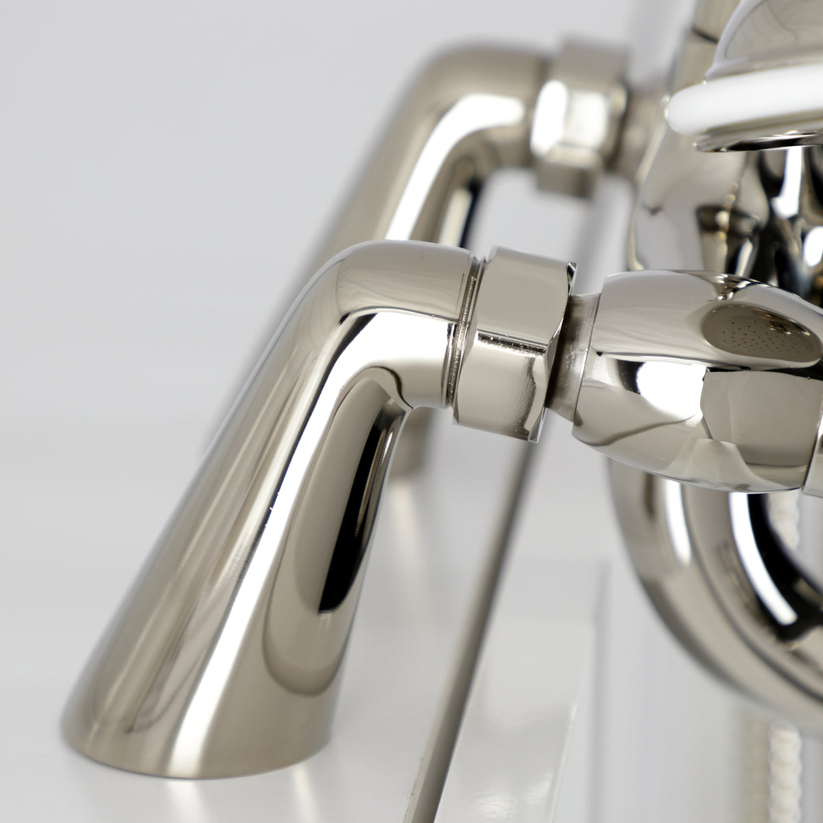 Kingston Deck Mount Clawfoot Tub Faucet with Hand Shower