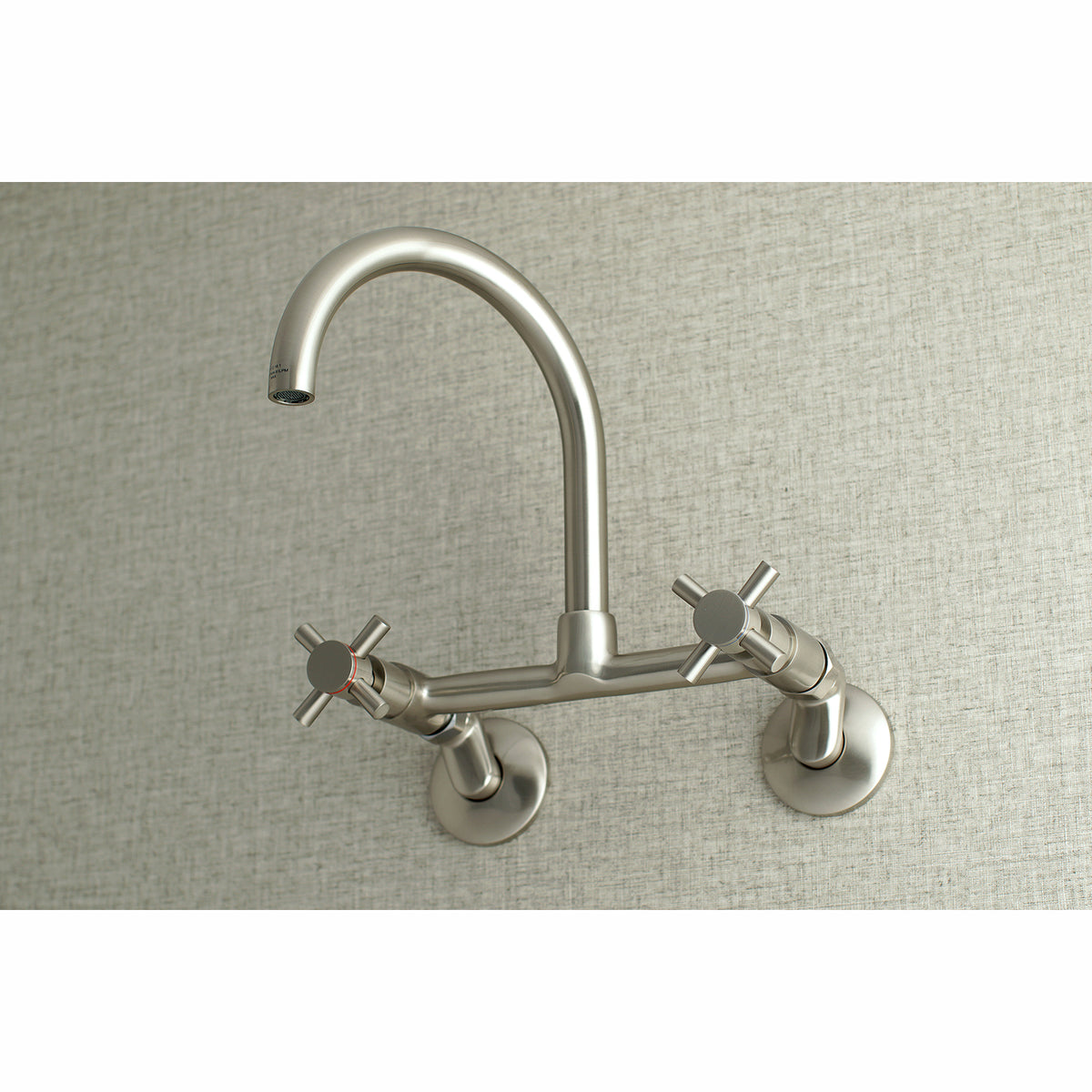 Kingston Brass KS414ORB Concord 8-Inch Adjustable Center Wall Mount Kitchen Faucet