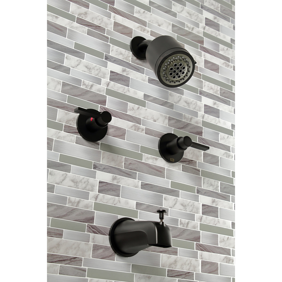 NuvoFusion Two-Handle Tub and Shower Faucet