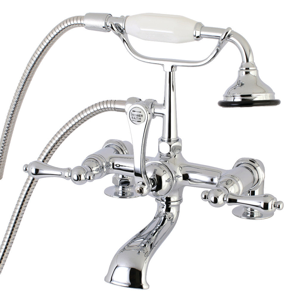 Aqua Vintage 7-Inch Tub Faucet with Hand Shower