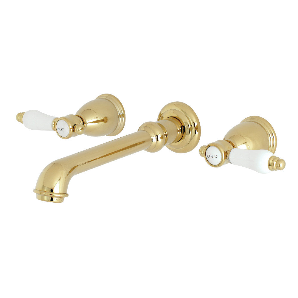 Kingston Brass KS7121BPL Wall Mount Bathroom Faucet