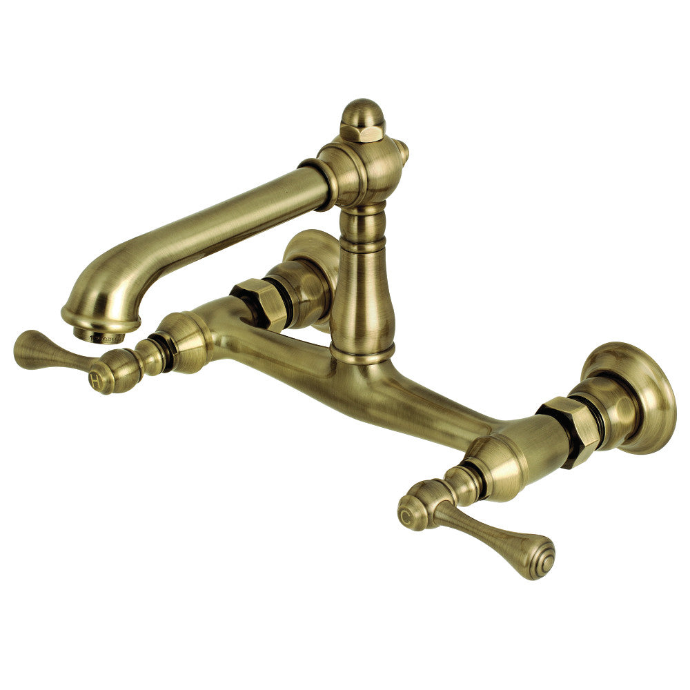 Kingston Brass KS7242BL Wall Mount Bathroom Faucet