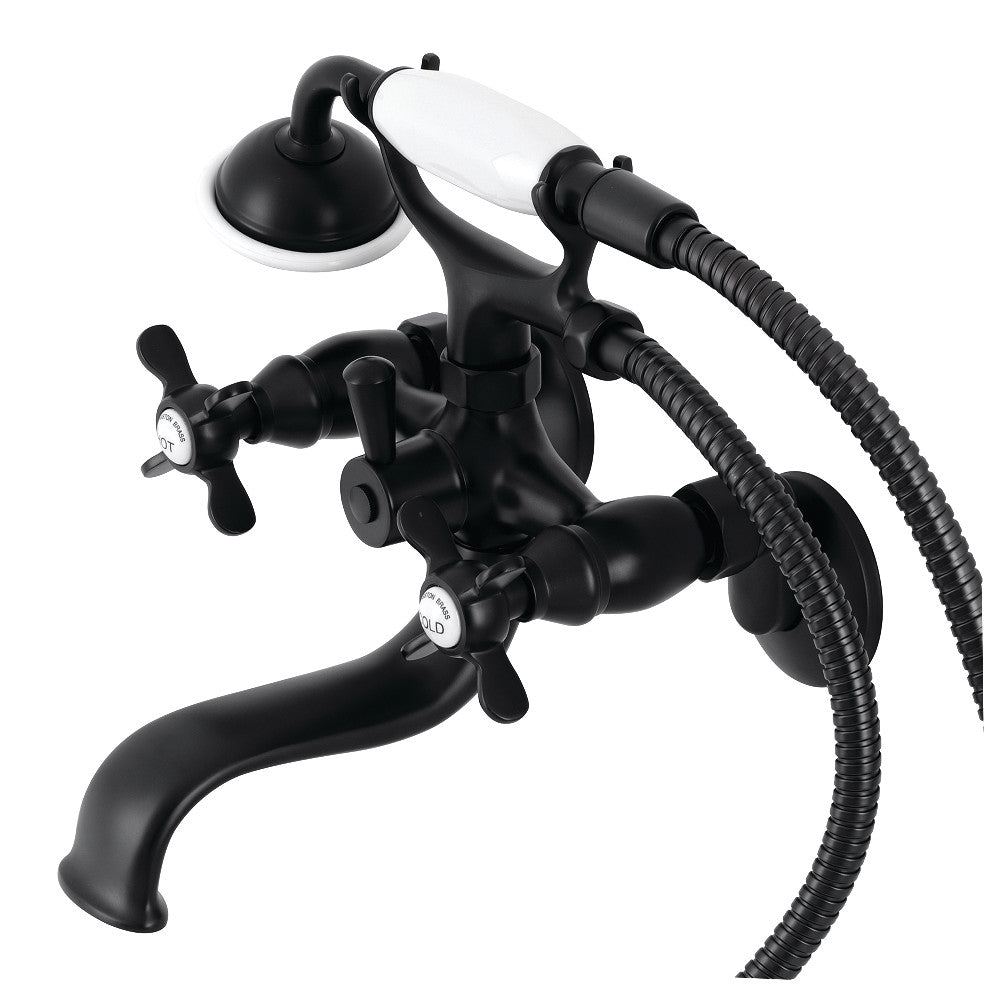 Essex Wall Mount Clawfoot Tub Faucet with Hand Shower