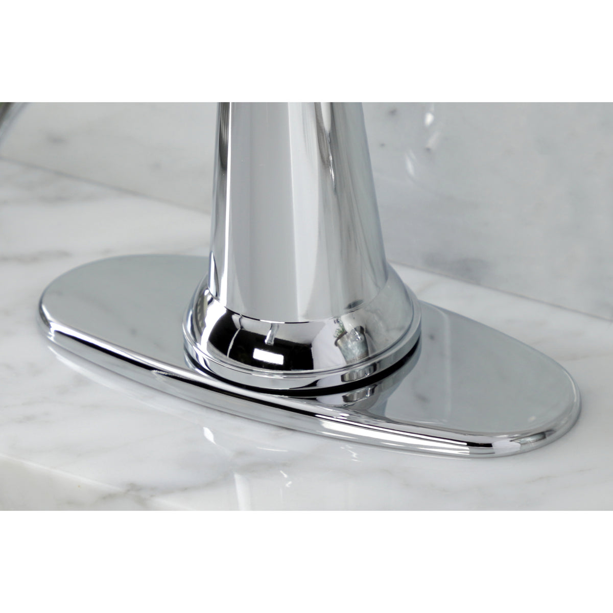 Kingston Brass KSD154BXPB Nautical Single-Handle Bathroom Faucet with Push Pop-Up