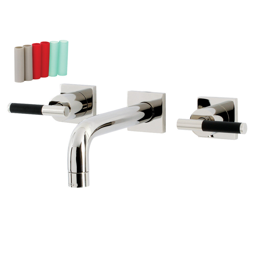 Kingston Brass KS6120CKL Kaiser Two-Handle Wall Mount Bathroom Faucet