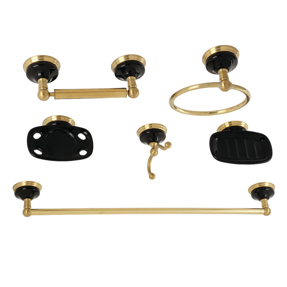 Kingston Brass Water Onyx 6-Piece Bathroom Accessory Set