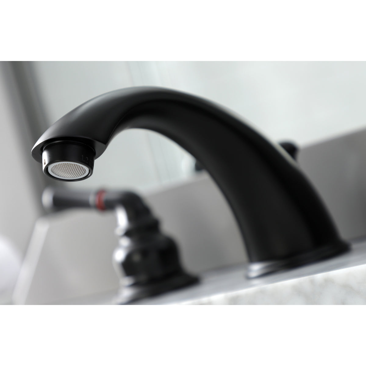 Kingston Brass KB963 Magellan Widespread Bathroom Faucet with Retail Pop-Up