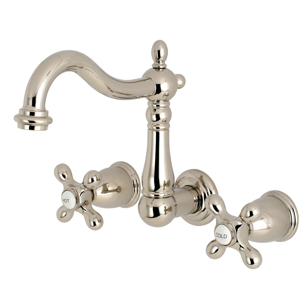 Kingston Brass KS1253AX 8-Inch Center Wall Mount Bathroom Faucet