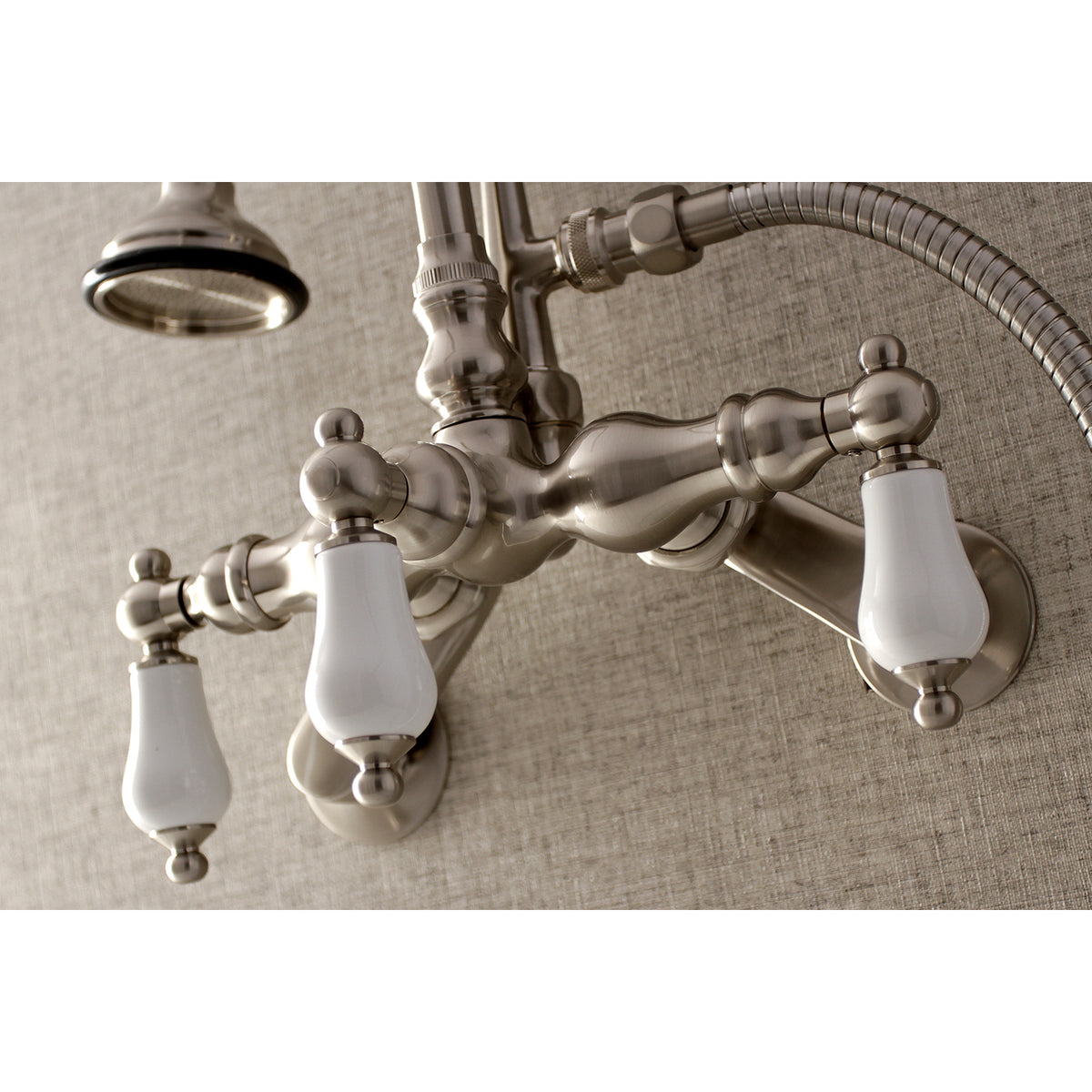 Aqua Vintage Wall Mount Clawfoot Tub Faucets