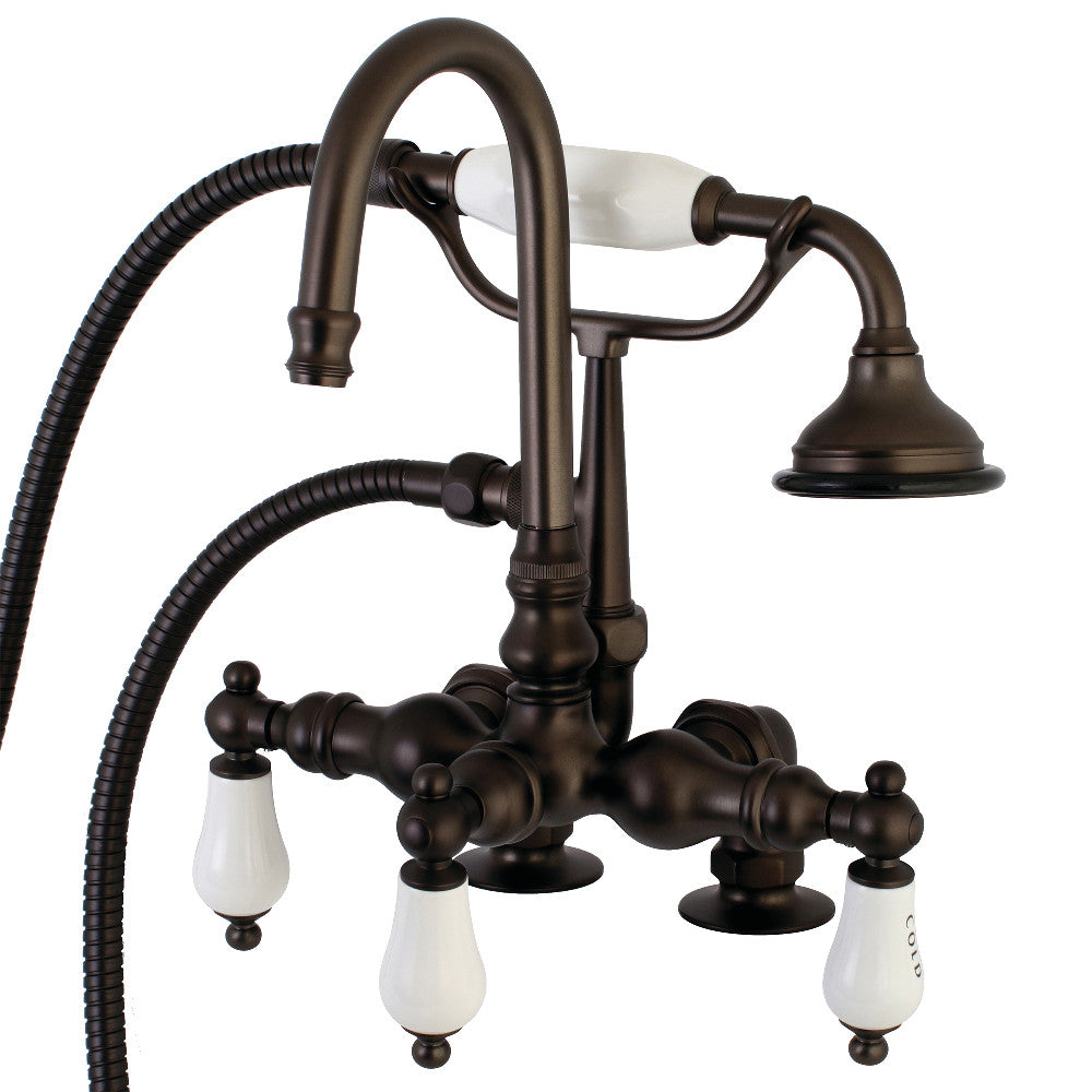 Aqua Vintage Clawfoot Tub Faucet with Hand Shower