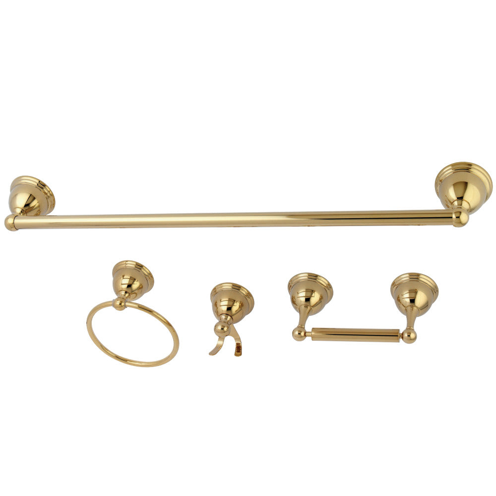 Kingston Brass Restoration 4-Piece Bathroom Hardware