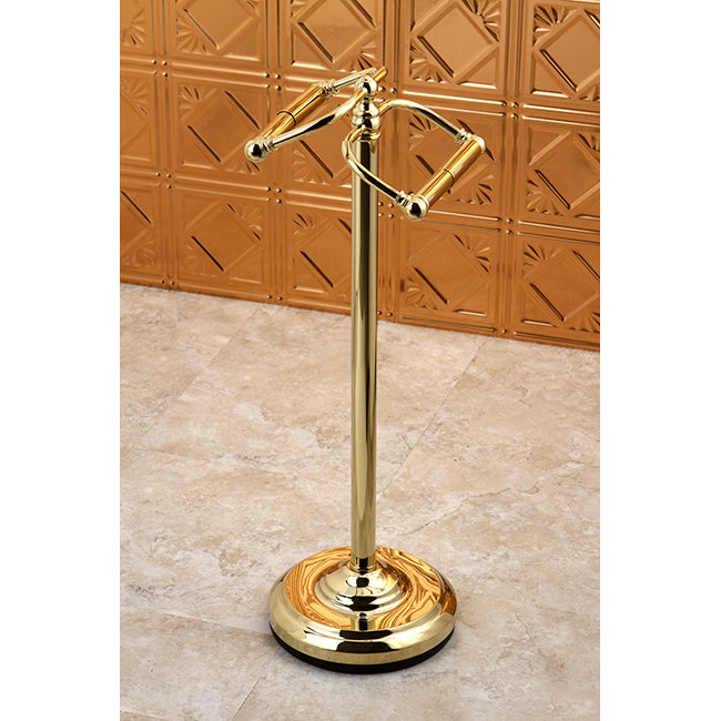Kingston Brass Vintage Freestanding Double Roll Toilet Paper Holder