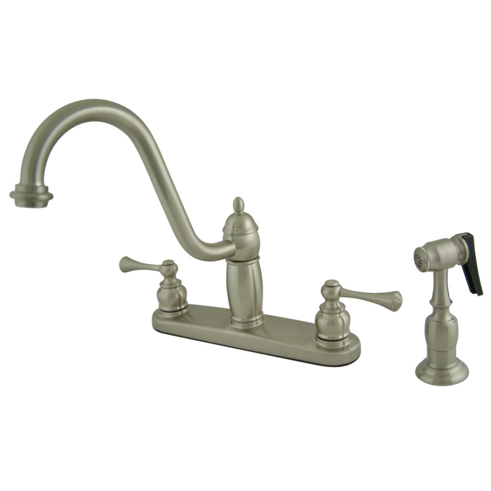 Kingston Brass KB1111BLBS Heritage Centerset Kitchen Faucet