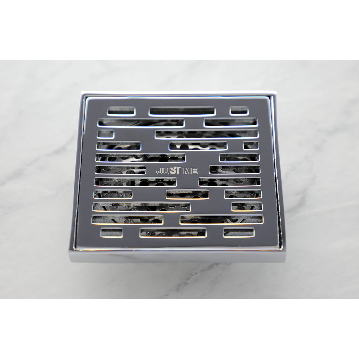 Kingston Brass Watercourse Transit 4" Square Grid Shower Drain