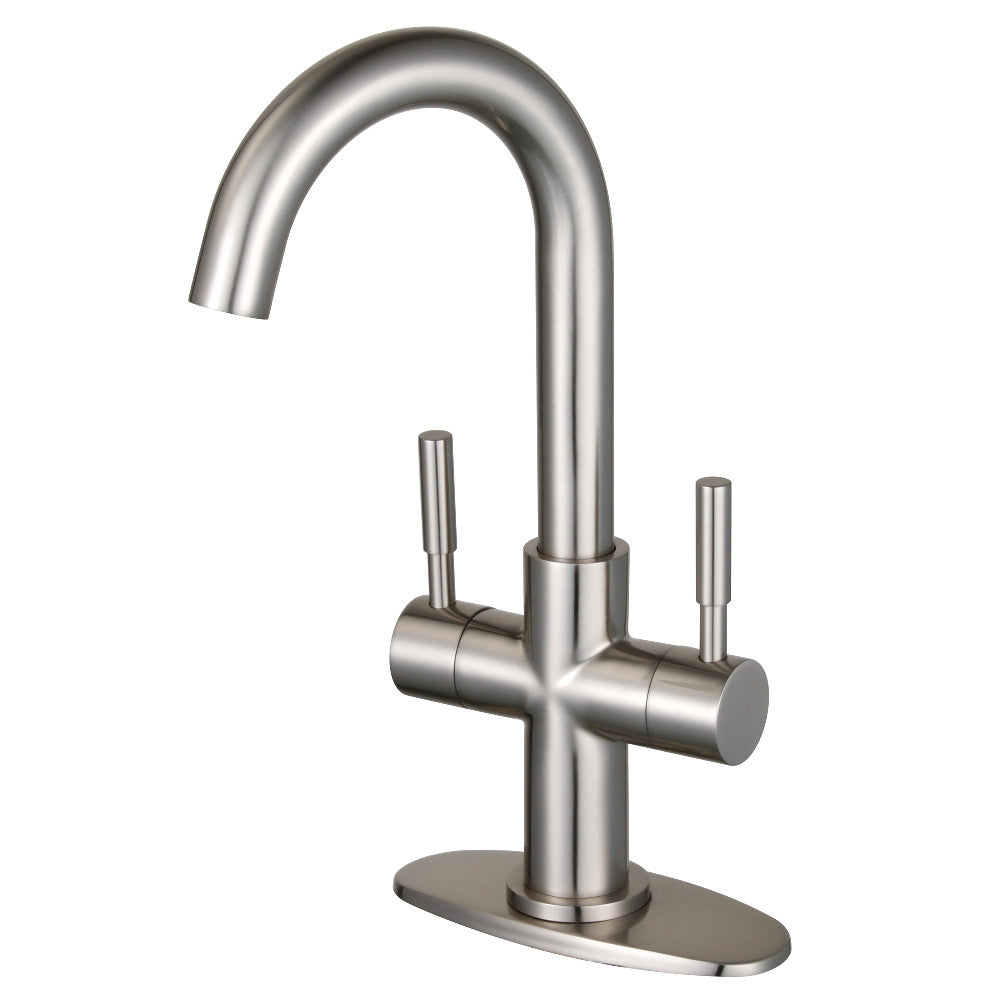 Fauceture LS8458DL Concord Two-Handle Bathroom Faucet with Push Pop-Up