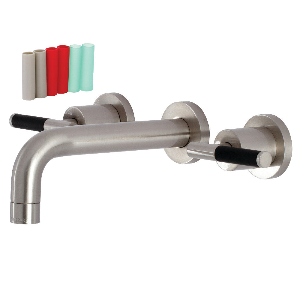 Kingston Brass KS8127CKL Kaiser Two-Handle Wall Mount Bathroom Faucet