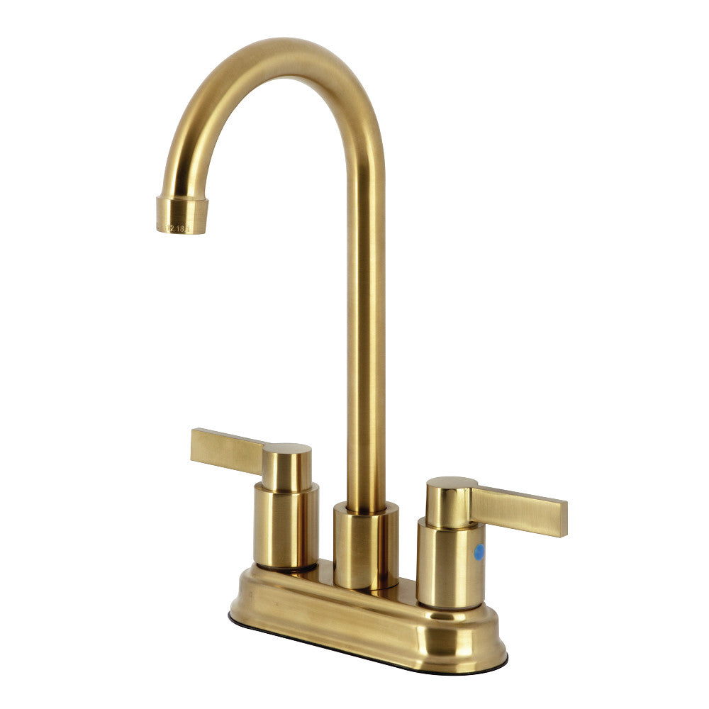 Kingston Brass KB8498NDL NuvoFusion 4" Centerset Bar Faucet