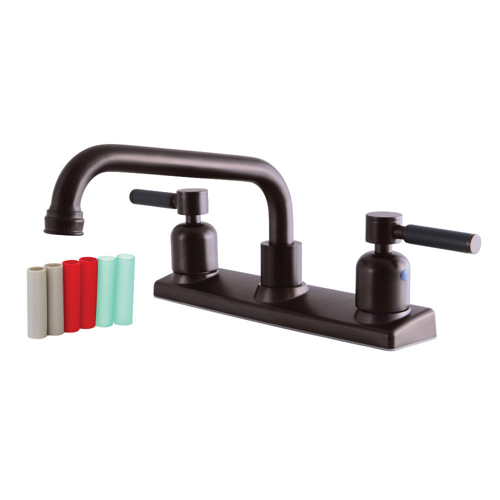 Kingston Brass FB2135DKL Kaiser 8-Inch Centerset Kitchen Faucet