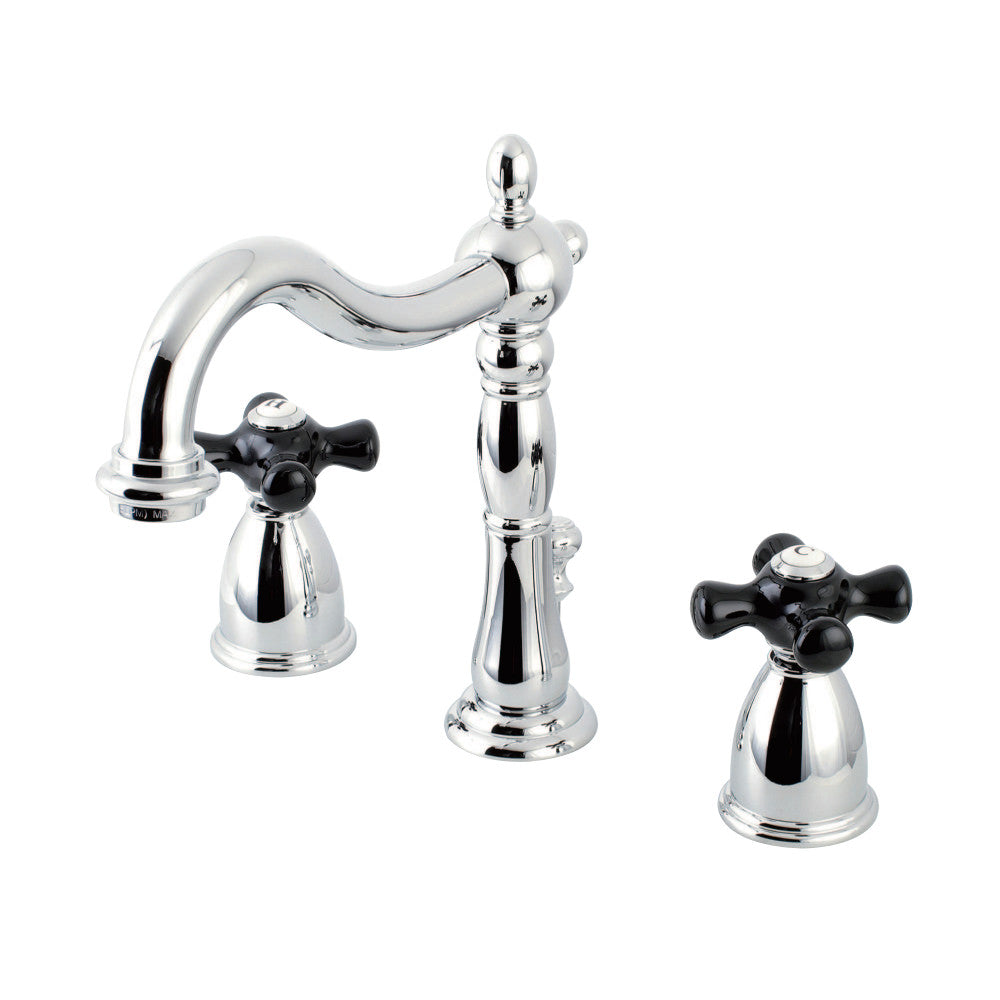 Kingston Brass KB1978PKX Duchess Widespread Bathroom Faucet with Plastic Pop-Up