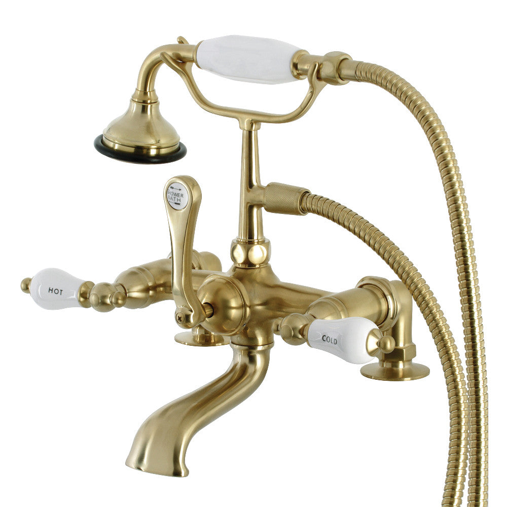 Aqua Vintage 7-Inch Tub Faucet with Hand Shower