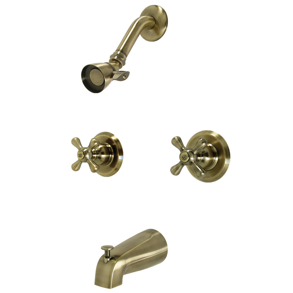 Victorian Twin Handle Tub & Shower Faucet