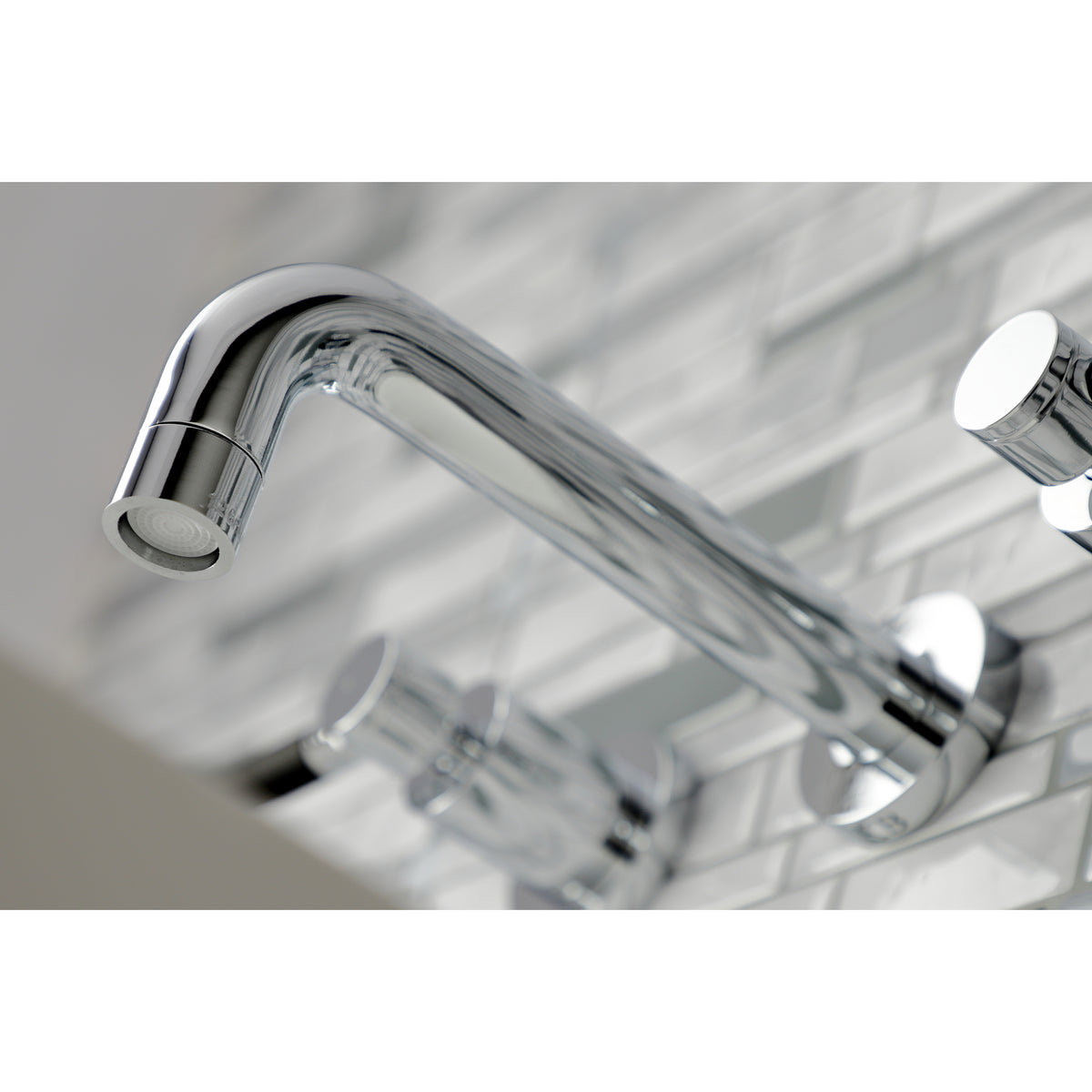 Kingston Brass KS8121DKL Kaiser 2-Handle Wall Mount Bathroom Faucet