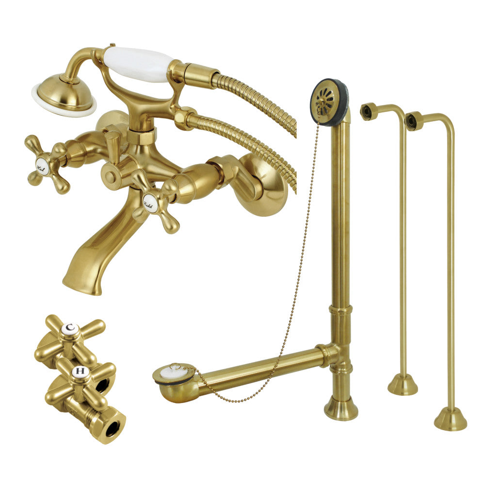 Vintage Wall Mount Clawfoot Faucet Package