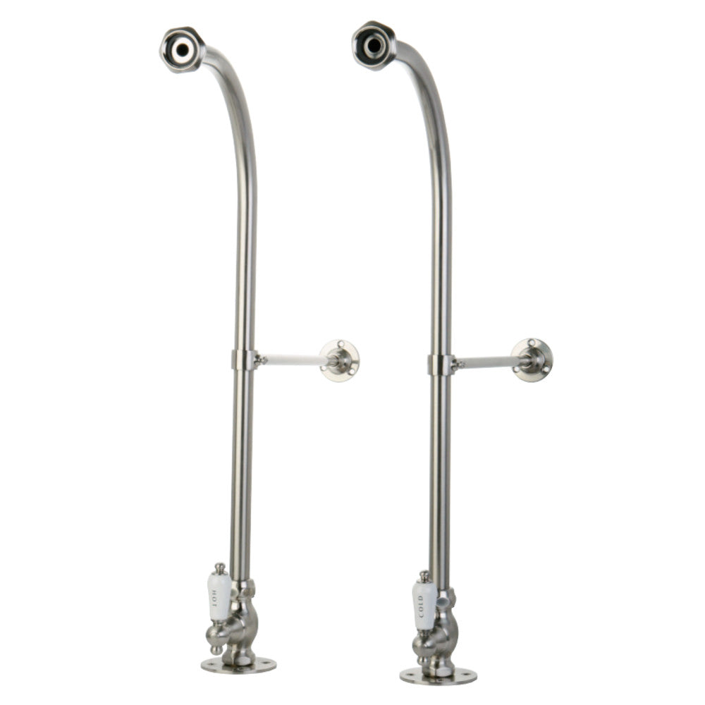 Kingston Brass Rigid Freestand Supplies with Stops