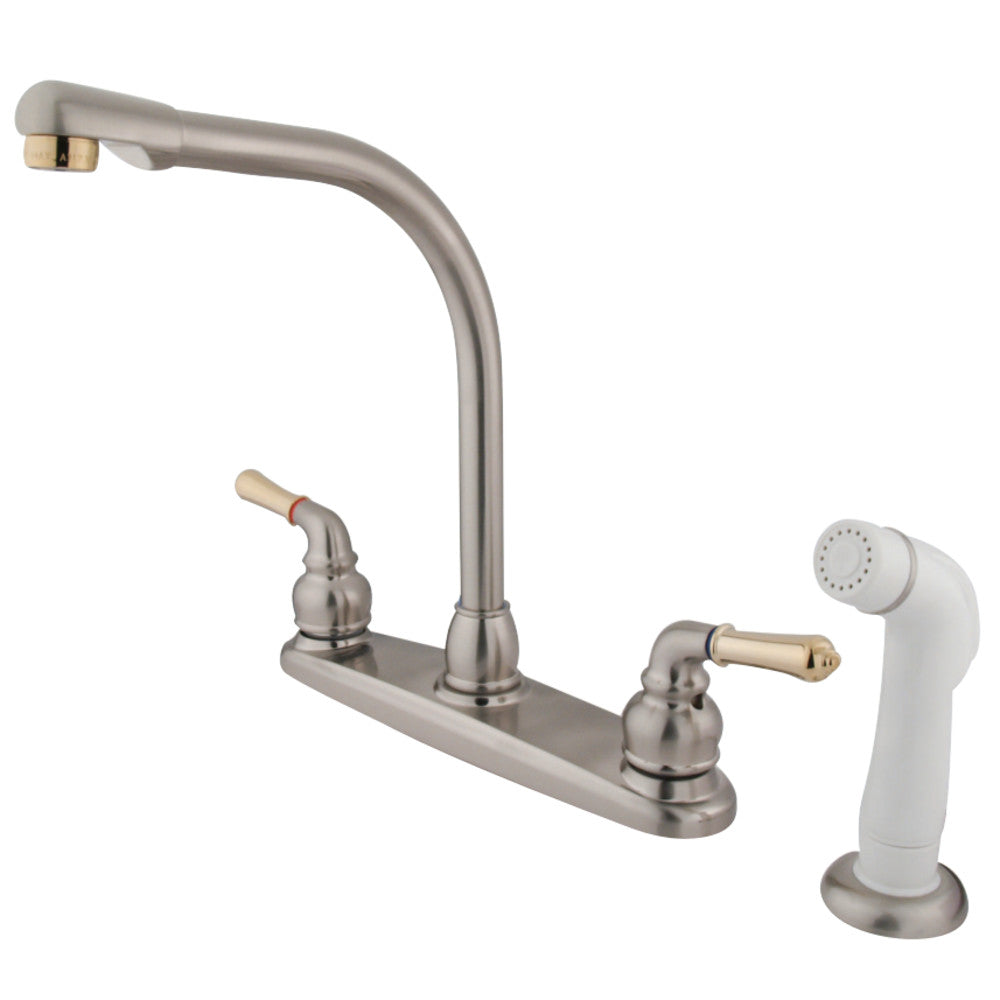 Kingston Brass GKB757 Magellan Centerset Kitchen Faucet