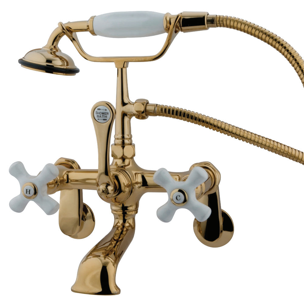 Vintage Adjustable Center Wall Mount Tub Faucet