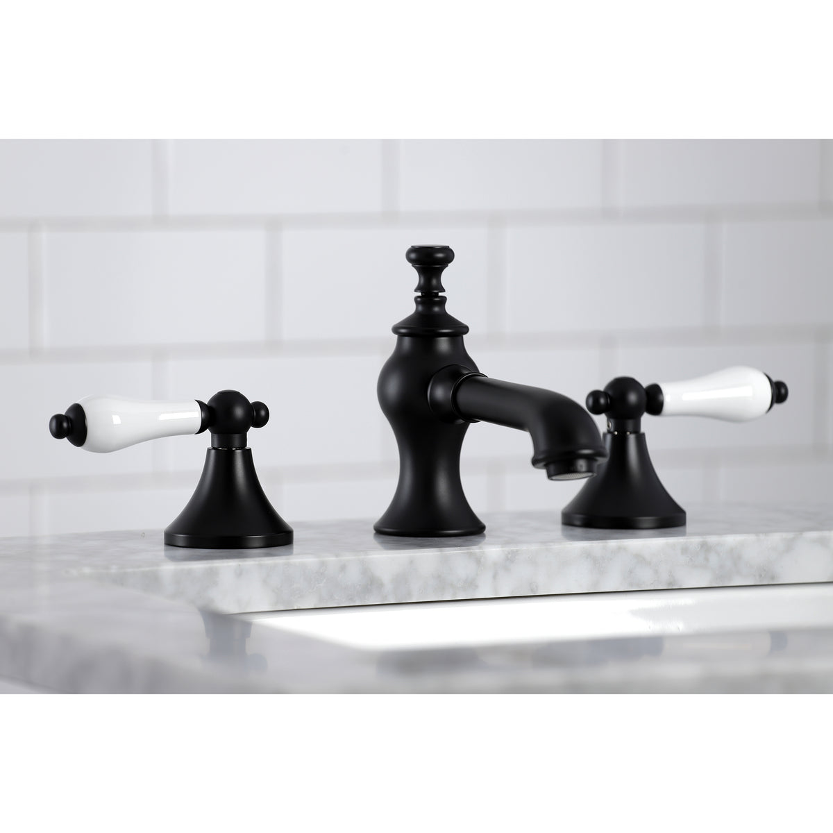 Kingston Brass KC7063PL Vintage 8 in. Widespread Bathroom Faucet
