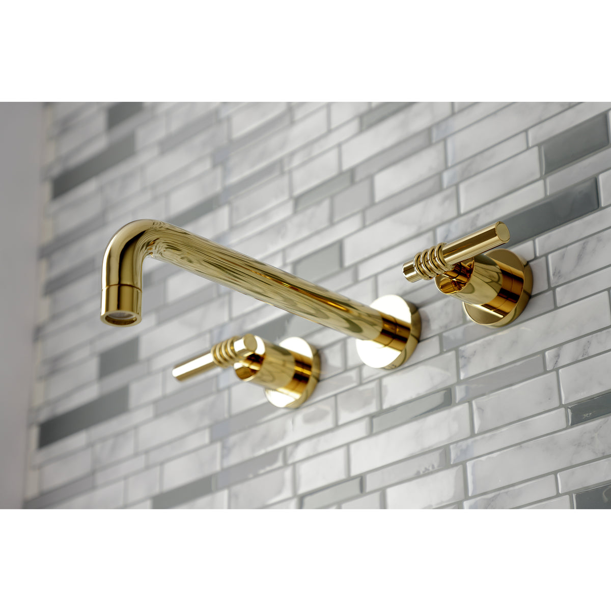 Milano Two-Handle Wall Mount Tub Faucet