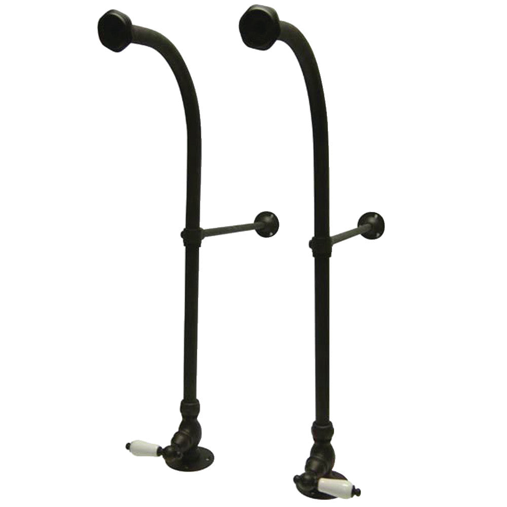 Kingston Brass Rigid Freestand Supplies with Stops