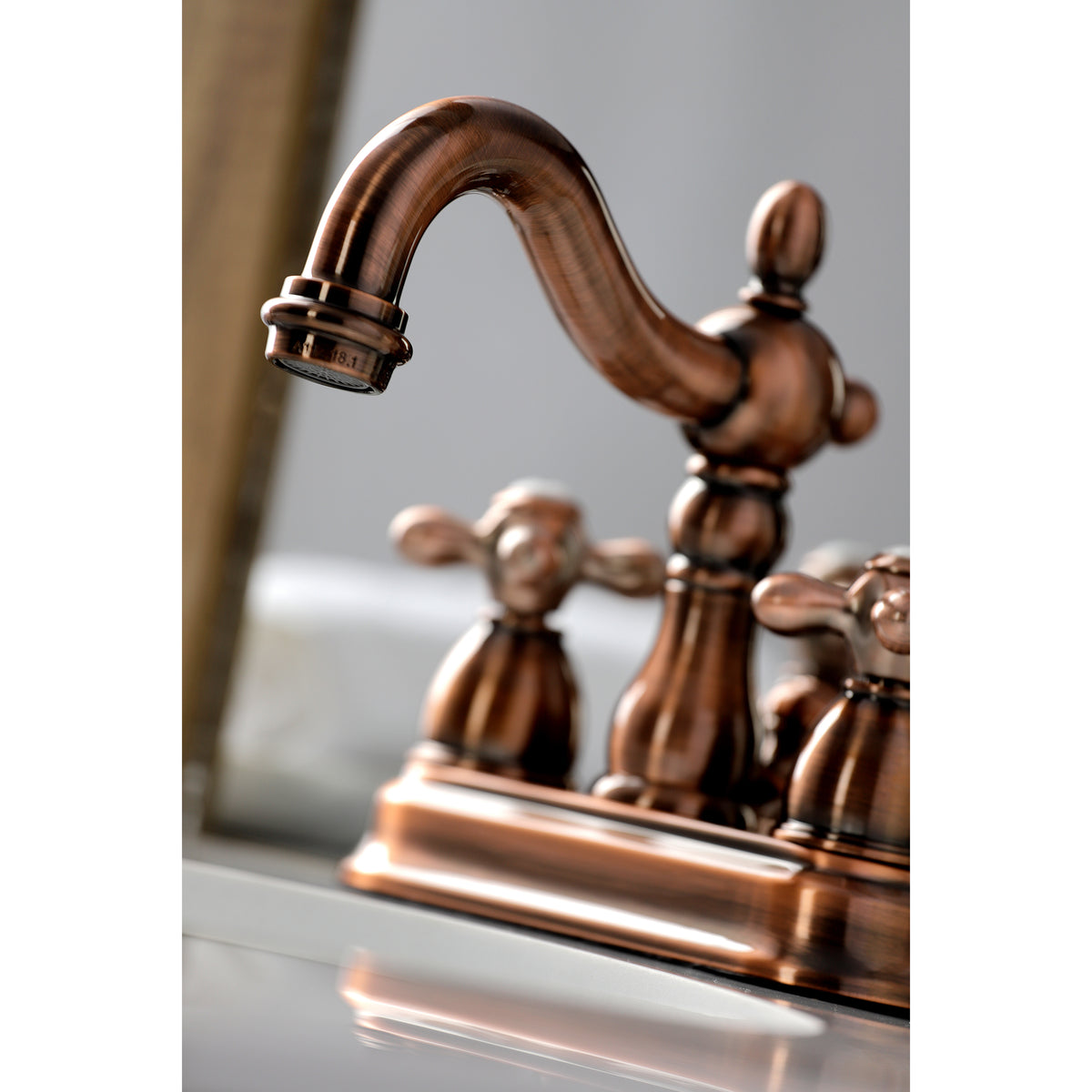 Kingston Brass KB1601AX Heritage 4 in. Centerset Bathroom Faucet