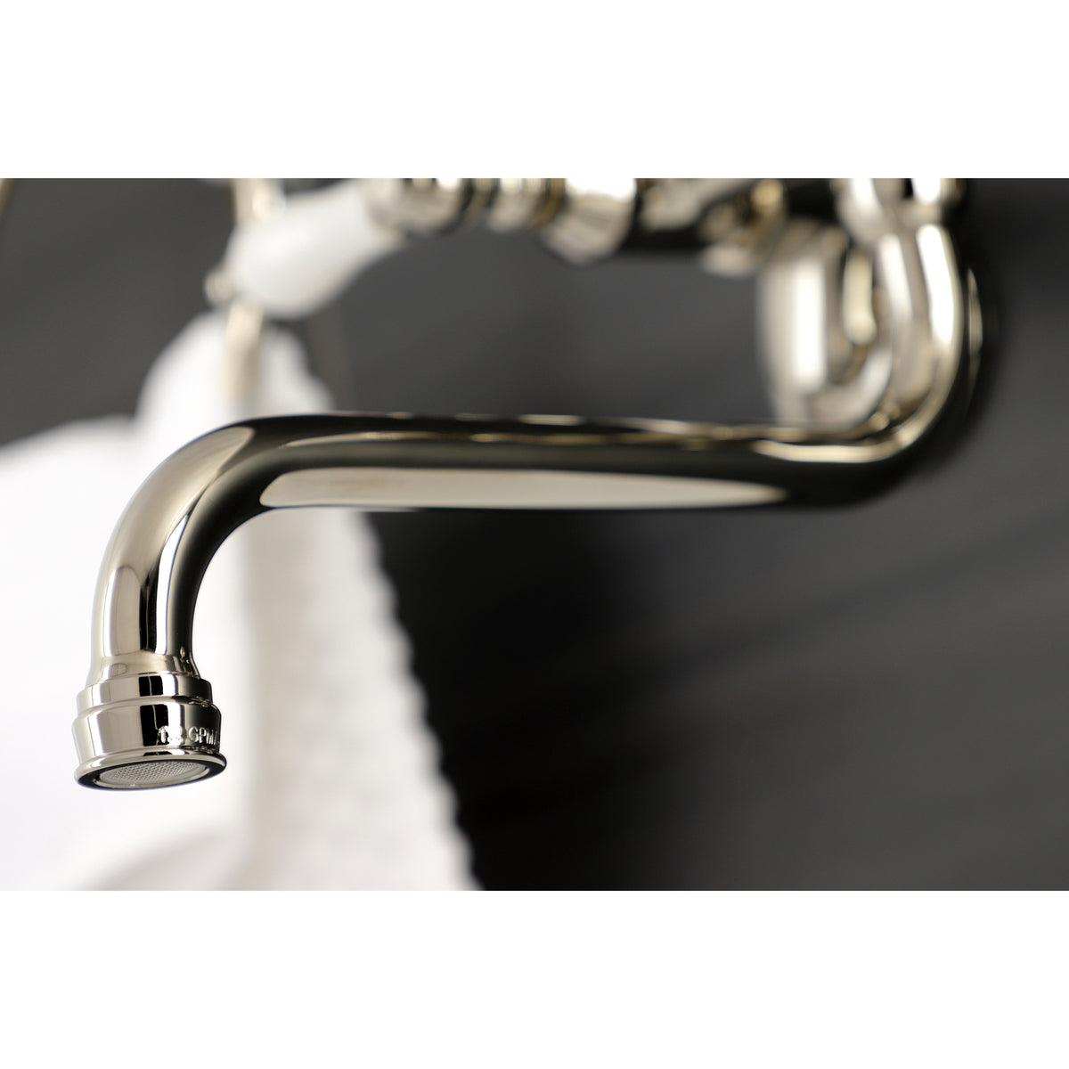 Kingston Brass KS515PN Wall Mount Bathroom Faucet