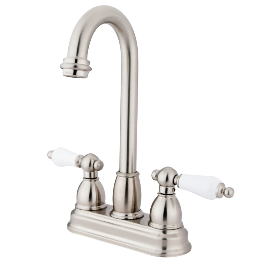Kingston Brass KB3495PL Restoration 4" Centerset Bar Faucet