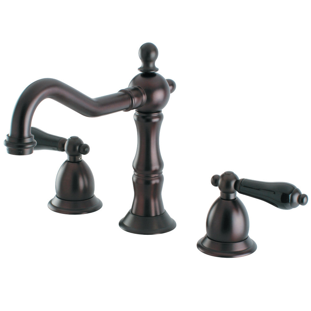 Kingston Brass KS1975PKL Duchess Widespread Bathroom Faucet with Brass Pop-Up