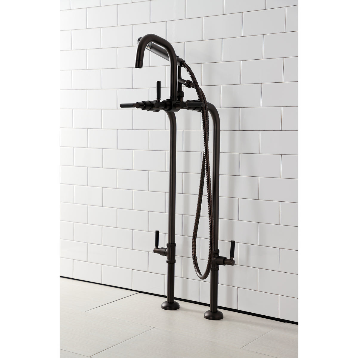Vintage CCK8406DKL Concord Freestanding Tub Faucet with Supply Line,Stop Valve