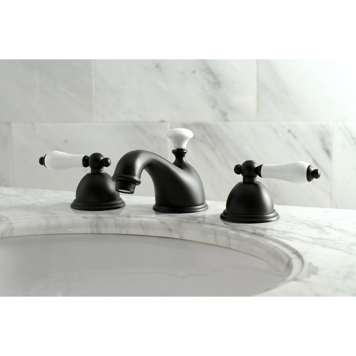 Kingston Brass KS3966PL 8 in. Widespread Bathroom Faucet
