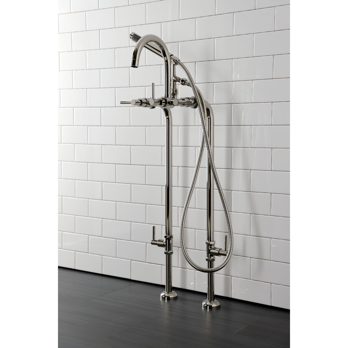Vintage CCK8108DL Concord Freestanding Tub Faucet with Supply Line, Stop Valve