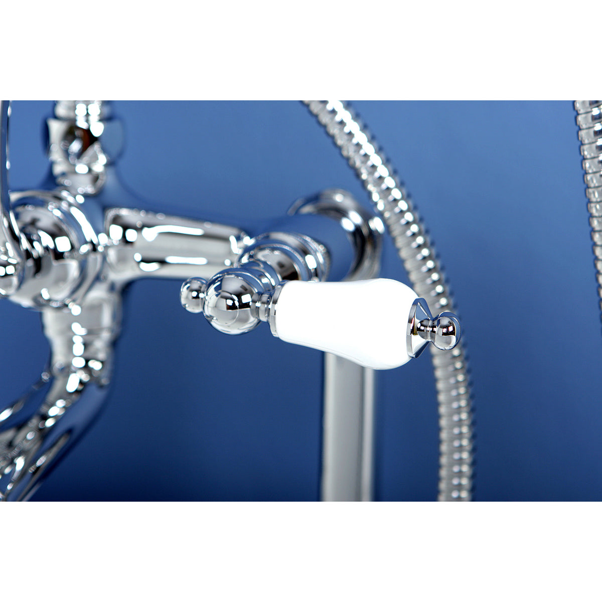 Vintage 7-Inch Deck Mount Clawfoot Tub Faucet