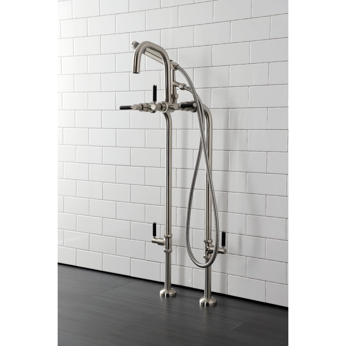 Vintage CCK8406DKL Concord Freestanding Tub Faucet with Supply Line,Stop Valve