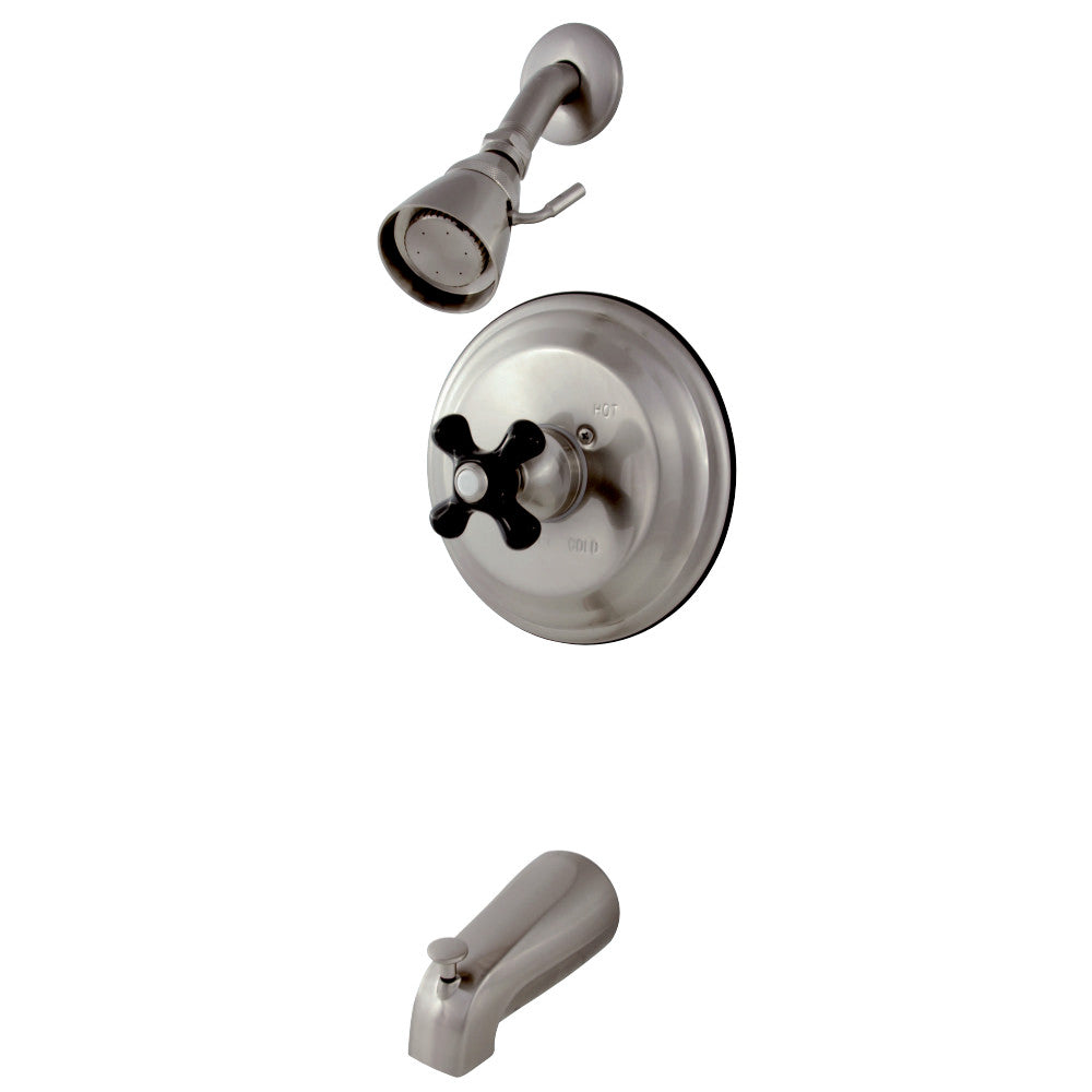 Duchess Tub and Shower Faucet with Cross Handle