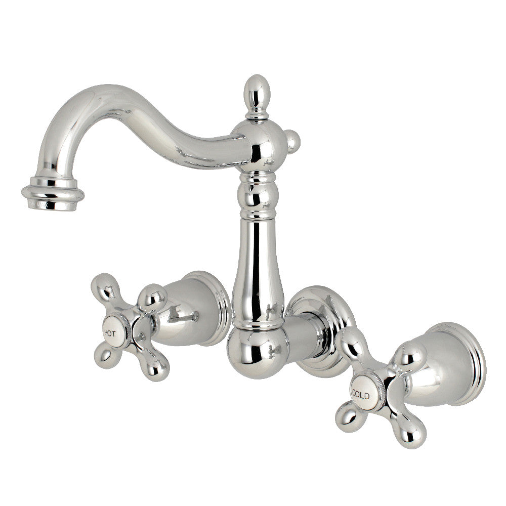 Kingston Brass KS1253AX 8-Inch Center Wall Mount Bathroom Faucet