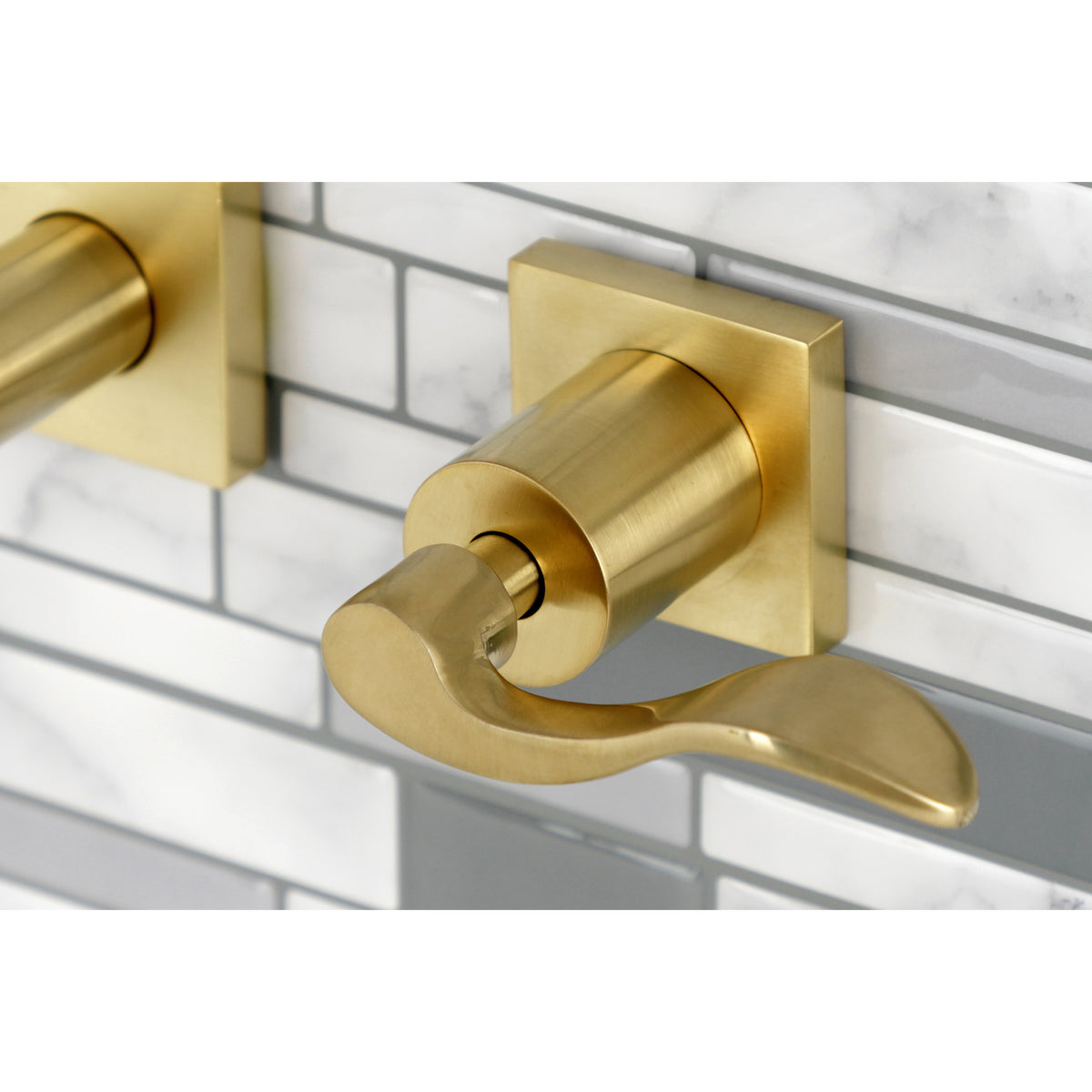 Kingston Brass KS6126DFL NuWave Two-Handle Wall Mount Bathroom Faucet