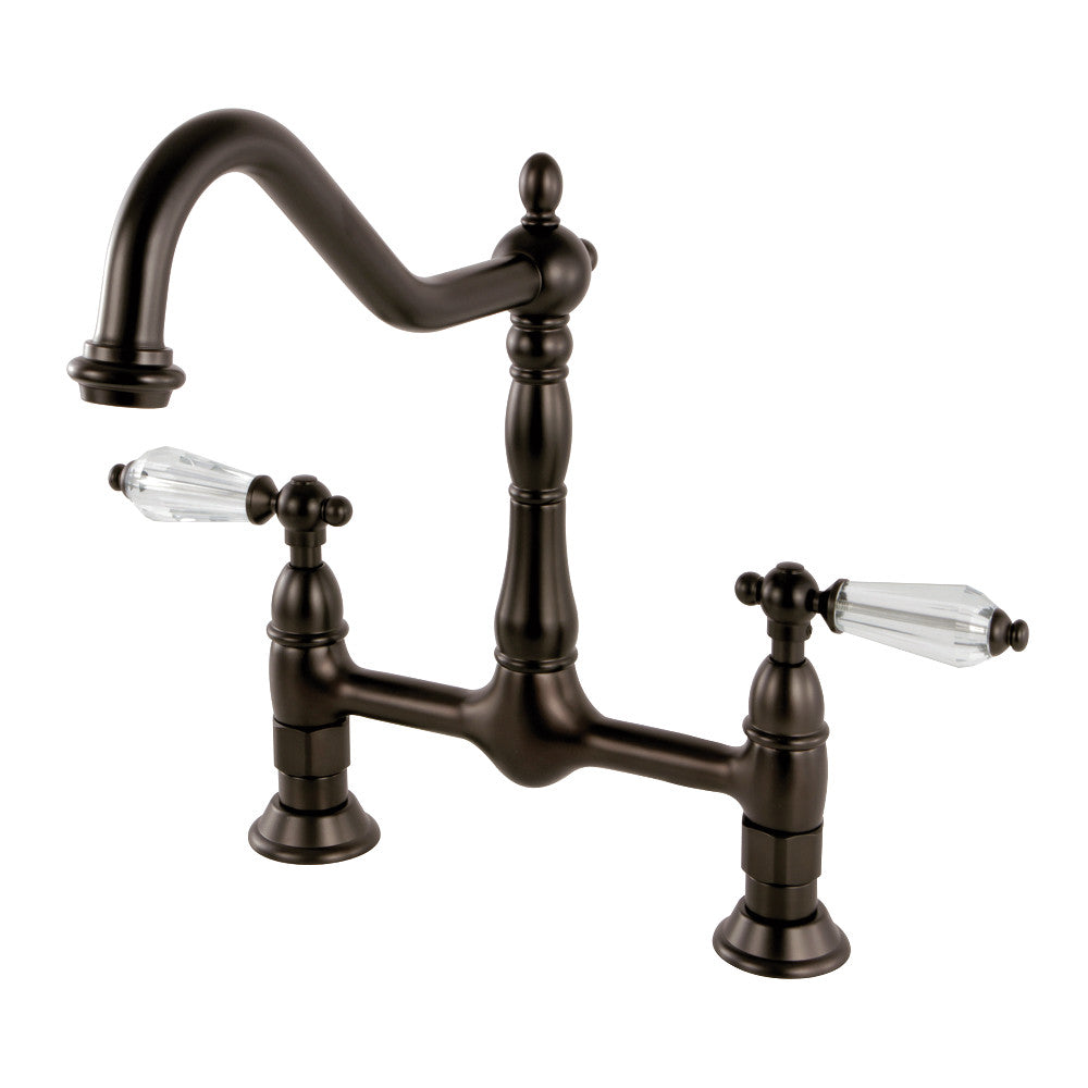 Kingston Brass KS1172WLL Wilshire Bridge Kitchen Faucet